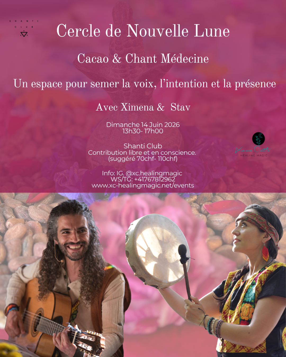 Cercle nouvelle lune CACAO eT cHAnt
