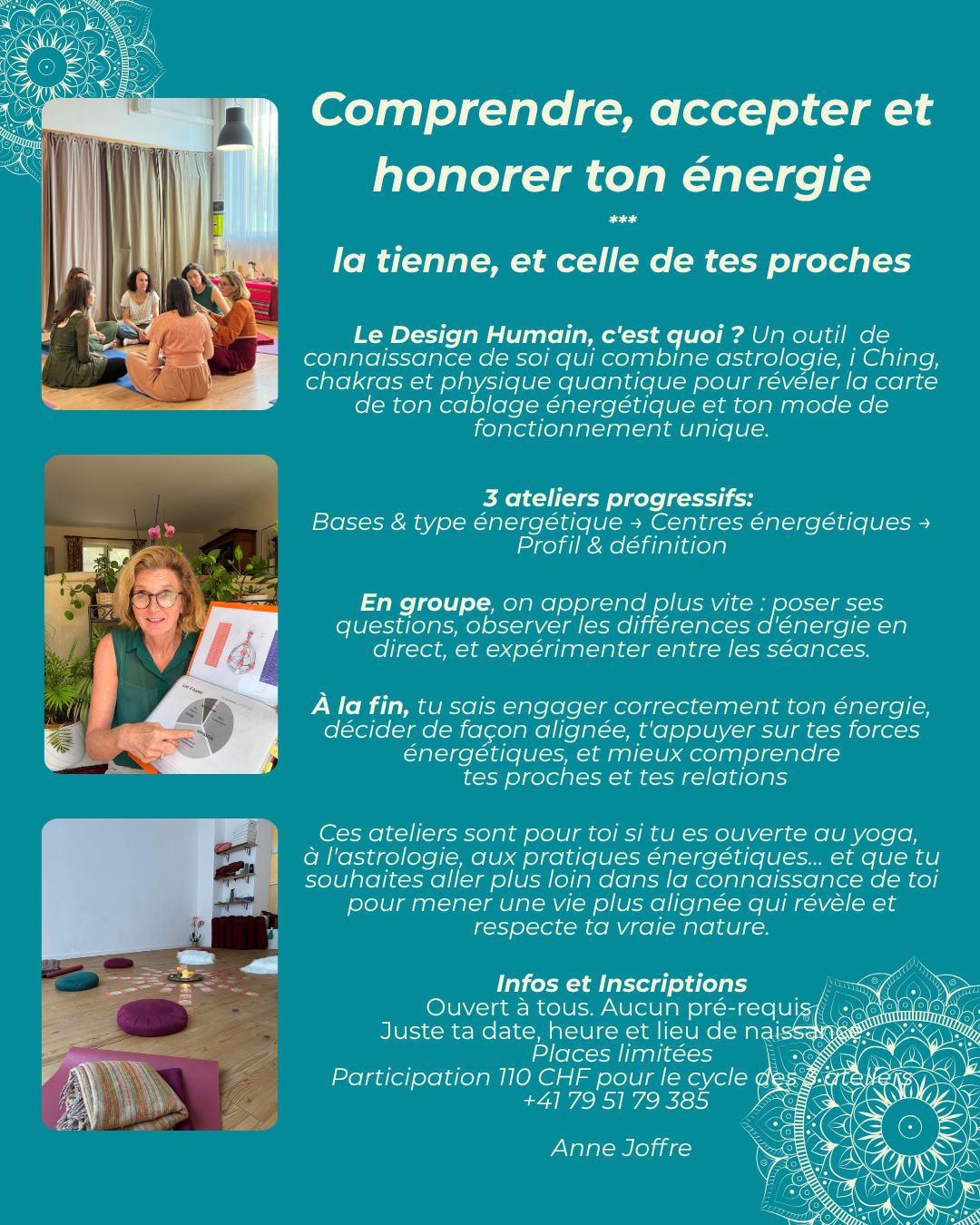 Flyer Atelier DH Rentrée 2026 verso
